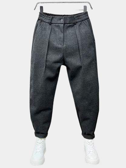 Sevanno | Pantalones texturizados de corte ajustado para hombre