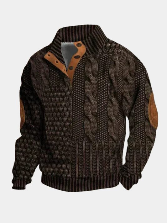 Sevanno | Męski sweter w stylu retro
