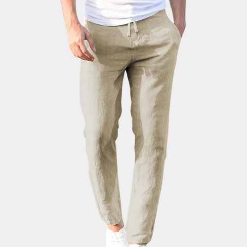 Beniamino | Lichtgewicht linnen broek