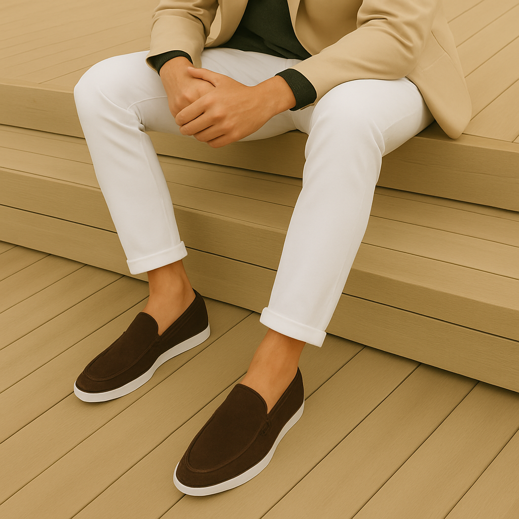 Sevanno | Elegantní semišové mokasíny