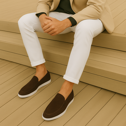 Sevanno | Elegantní semišové mokasíny